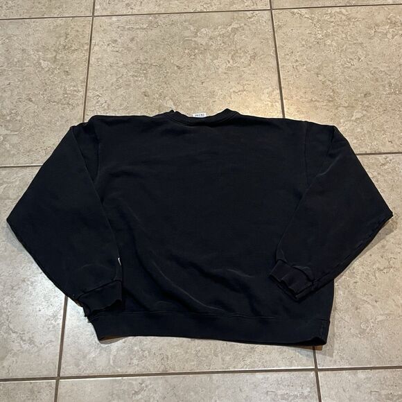Champion Authentic Athletic Apparel Vintage Black Sweatshirt Unisex Size: XL - Picture 3 of 5